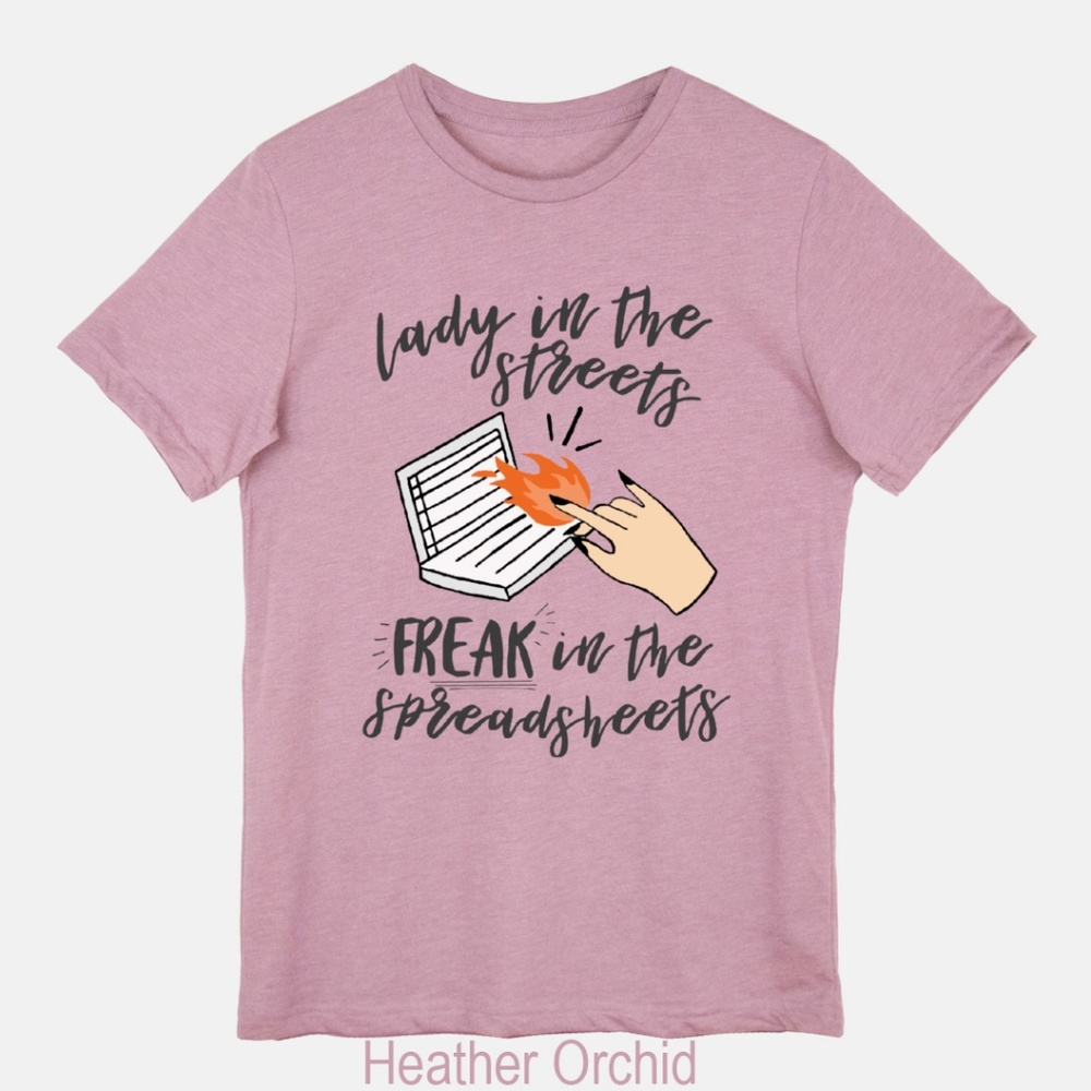 Bella Canvas 3001 Heather Orchid shirt